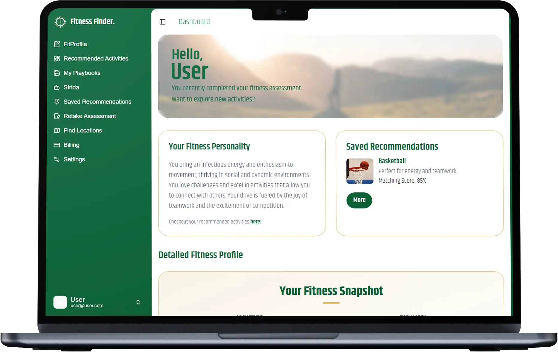 Web dashboard