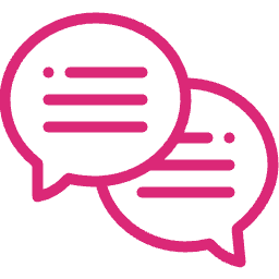 Chat icon representing proactive communication