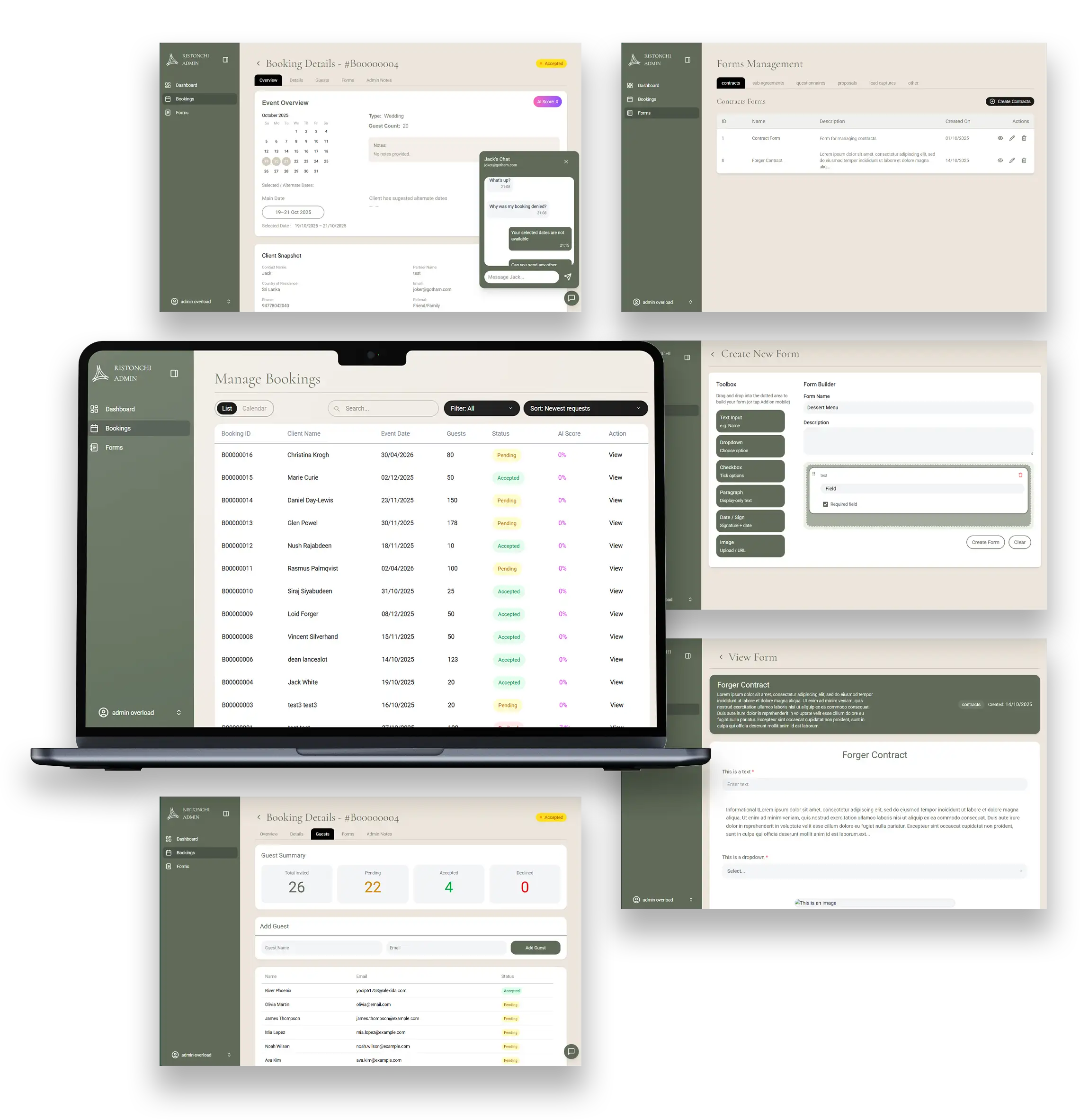 Admin Dashboard