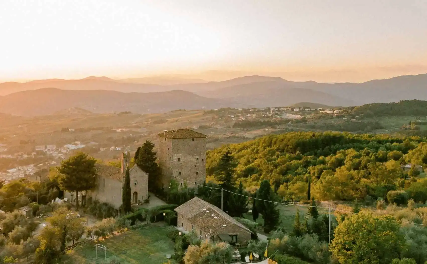 Venue at sunset