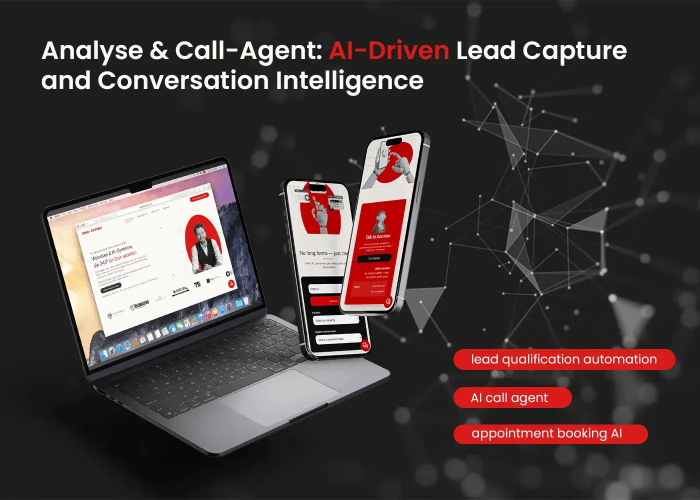 Sinn + System platform — website audit tool and AI voice call agent